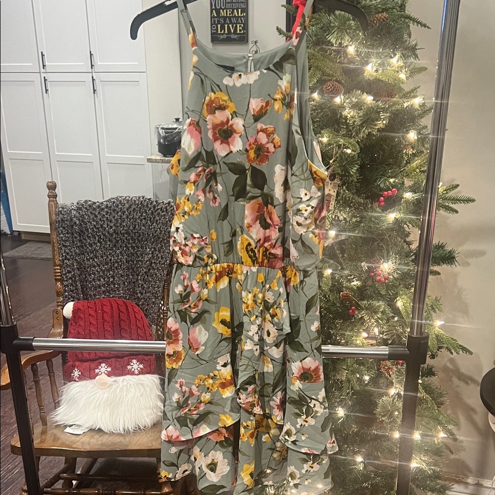 Iz Byer Gray Dress